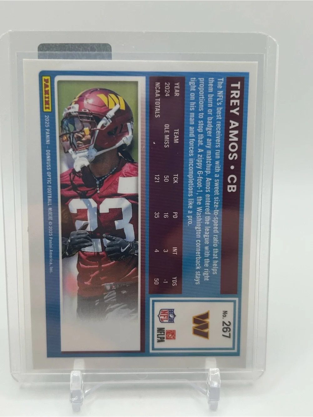 Trey Amos Rated Rookie Card 🏈